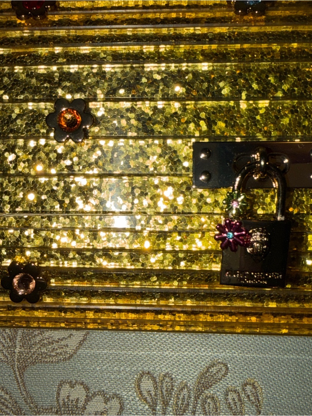 NIB KURT GEIGER BRIXTON LOCK PARTY BAG - Picture 6 of 15